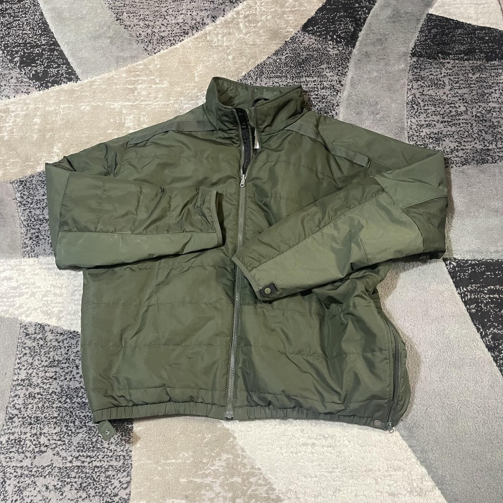 Made for Heroes The Force Jacket Men 3XL Green Primaloft Zip Puffer Military